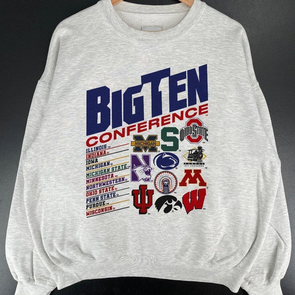 Michigan State Big Ten Conference Basketball Retro Sweatshirt